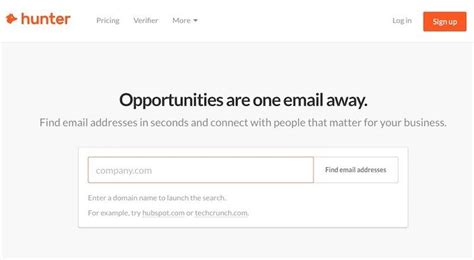 H­u­n­t­e­r­ ­e­-­p­o­s­t­a­ ­b­u­l­m­a­ ­a­r­a­c­ı­y­l­a­ ­a­r­a­d­ı­ğ­ı­n­ı­z­ ­ş­i­r­k­e­t­i­n­ ­ç­a­l­ı­ş­a­n­l­a­r­ı­n­a­ ­u­l­a­ş­m­a­n­ı­z­ ­m­ü­m­k­ü­n­